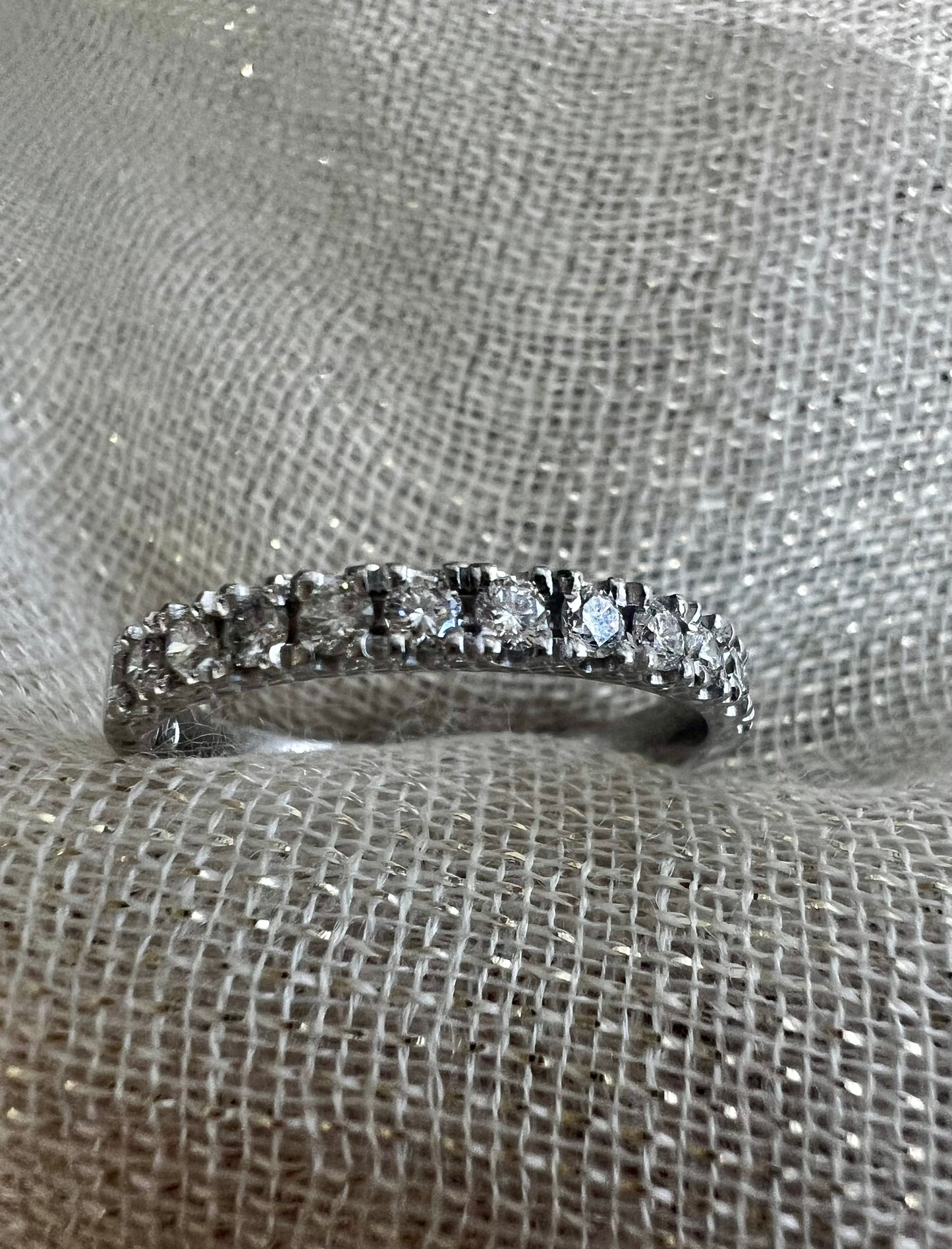 Diamond Half eternity band