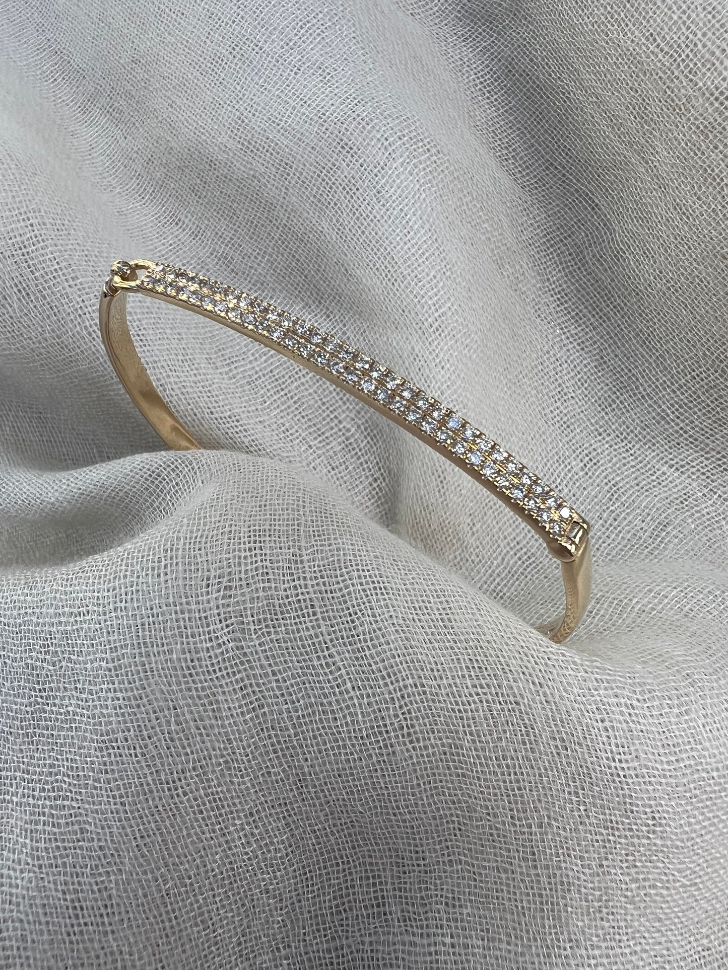 Diamond Bar Bangle