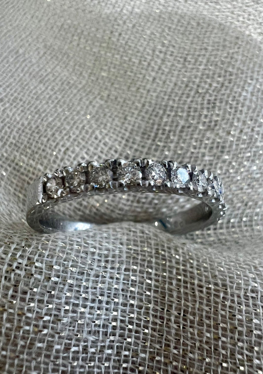 Diamond Half eternity band