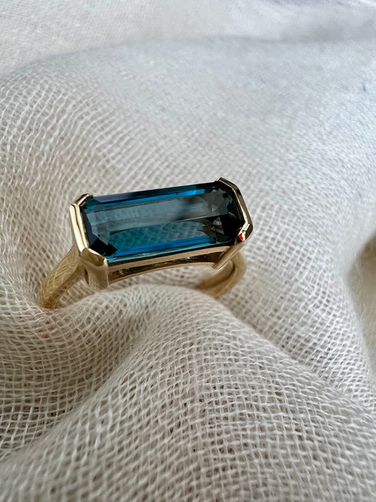 Topaz East West Ring