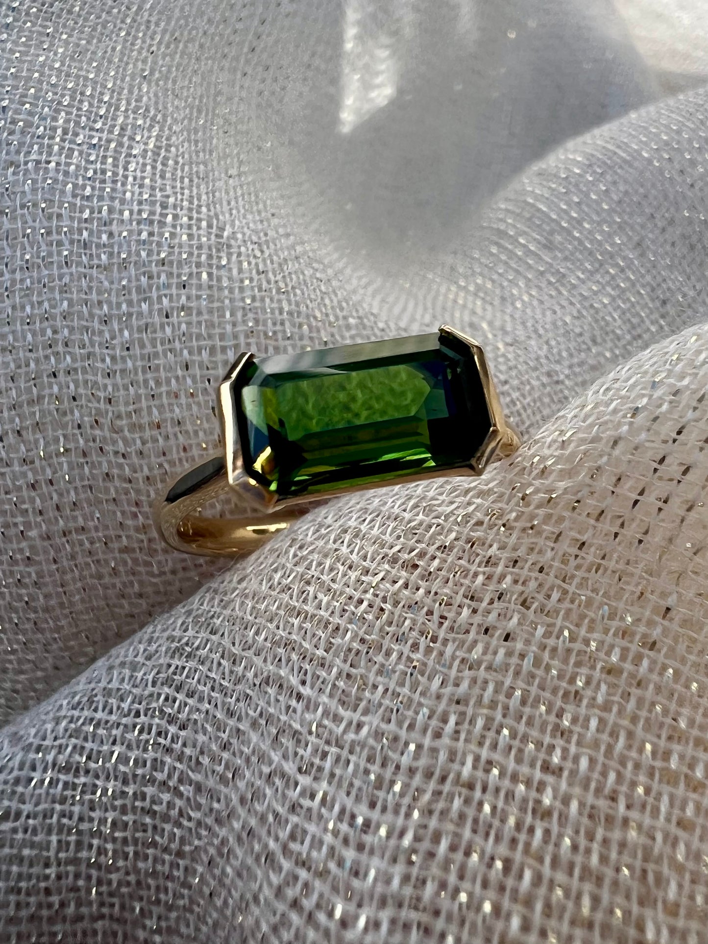 East West Chrome green Tourmaline