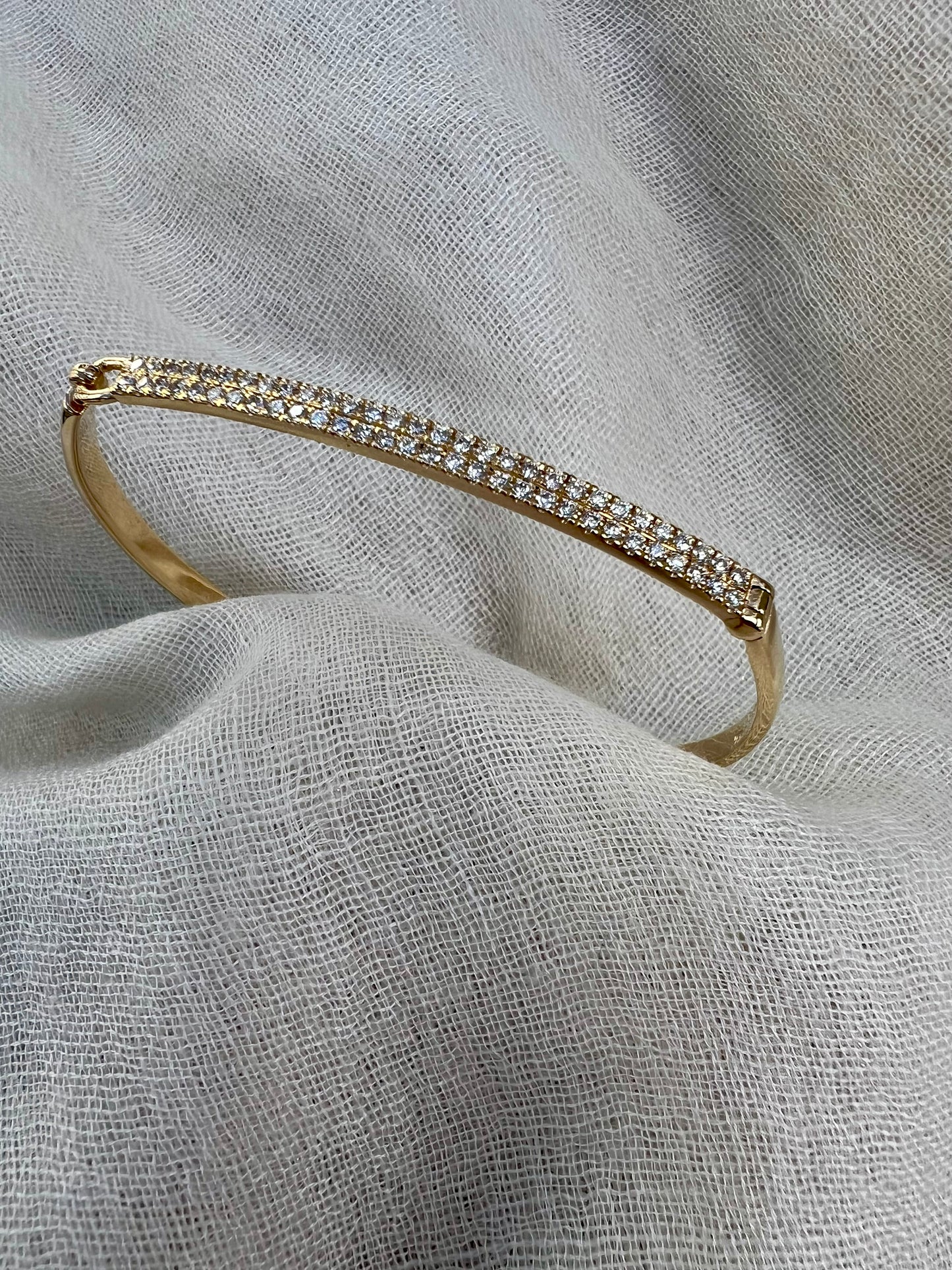 Diamond Bar Bangle
