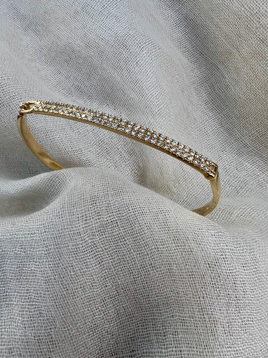 Diamond Bar Bangle