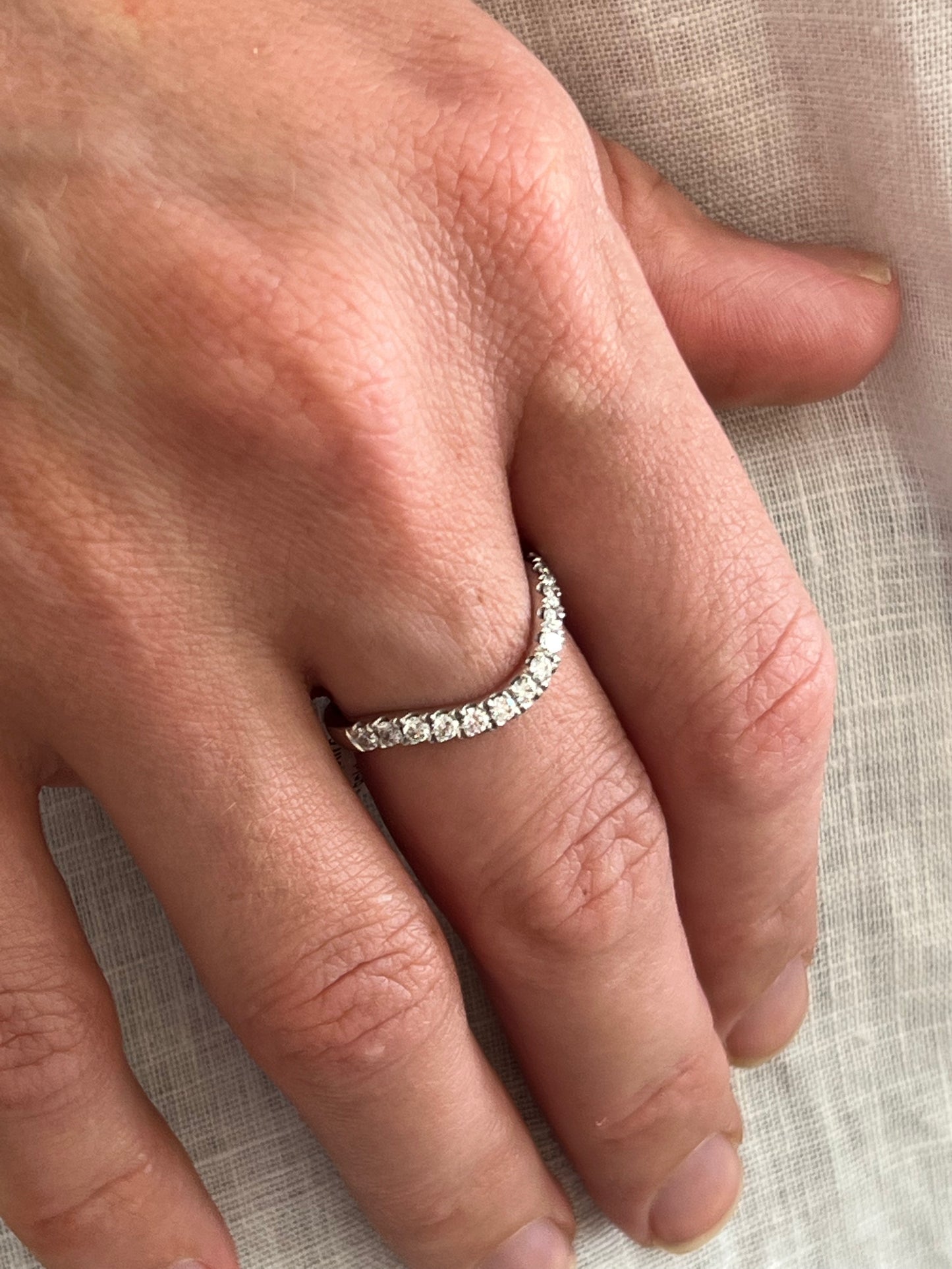 Wave eternity band.